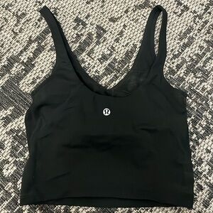 Lululemon Black Workout Top Sports Bra